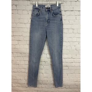 REFORMATION Women's High & skinny Denim Jeans Blue 24 24x29